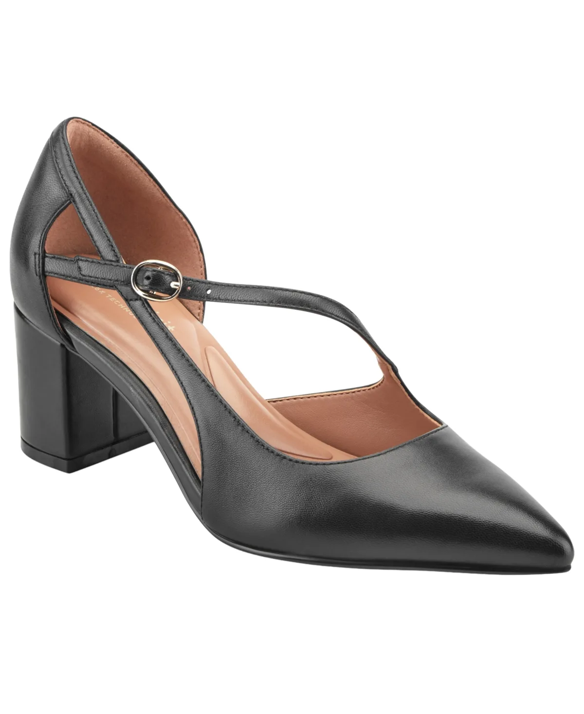 Nerina eFlex Leather D'orsay Asymmetrical Pumps by Easy Spirit