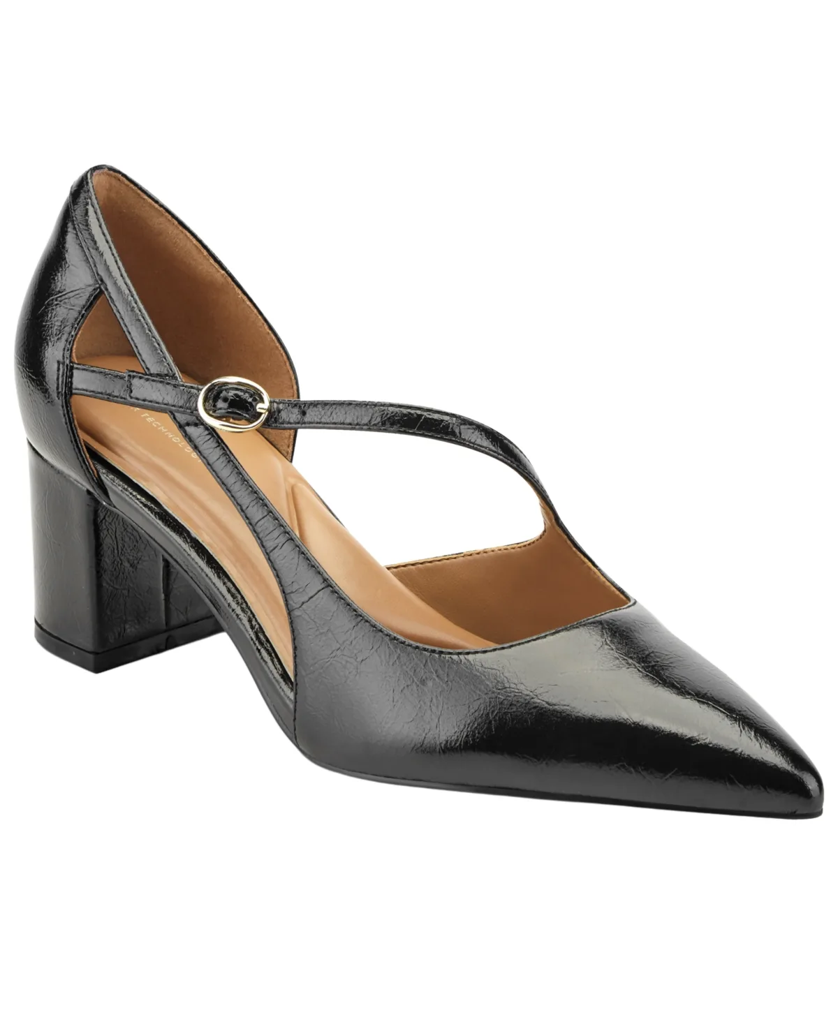 Nerina eFlex Leather D'orsay Asymmetrical Pumps