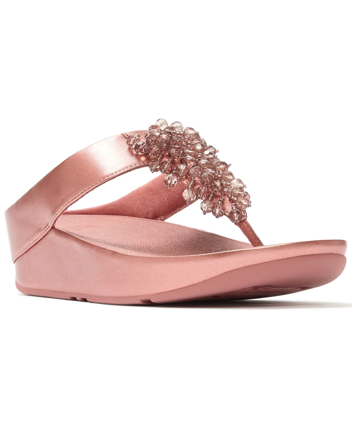 Rumba Iridescent Beaded Toe-Post Sandals by Fitflop