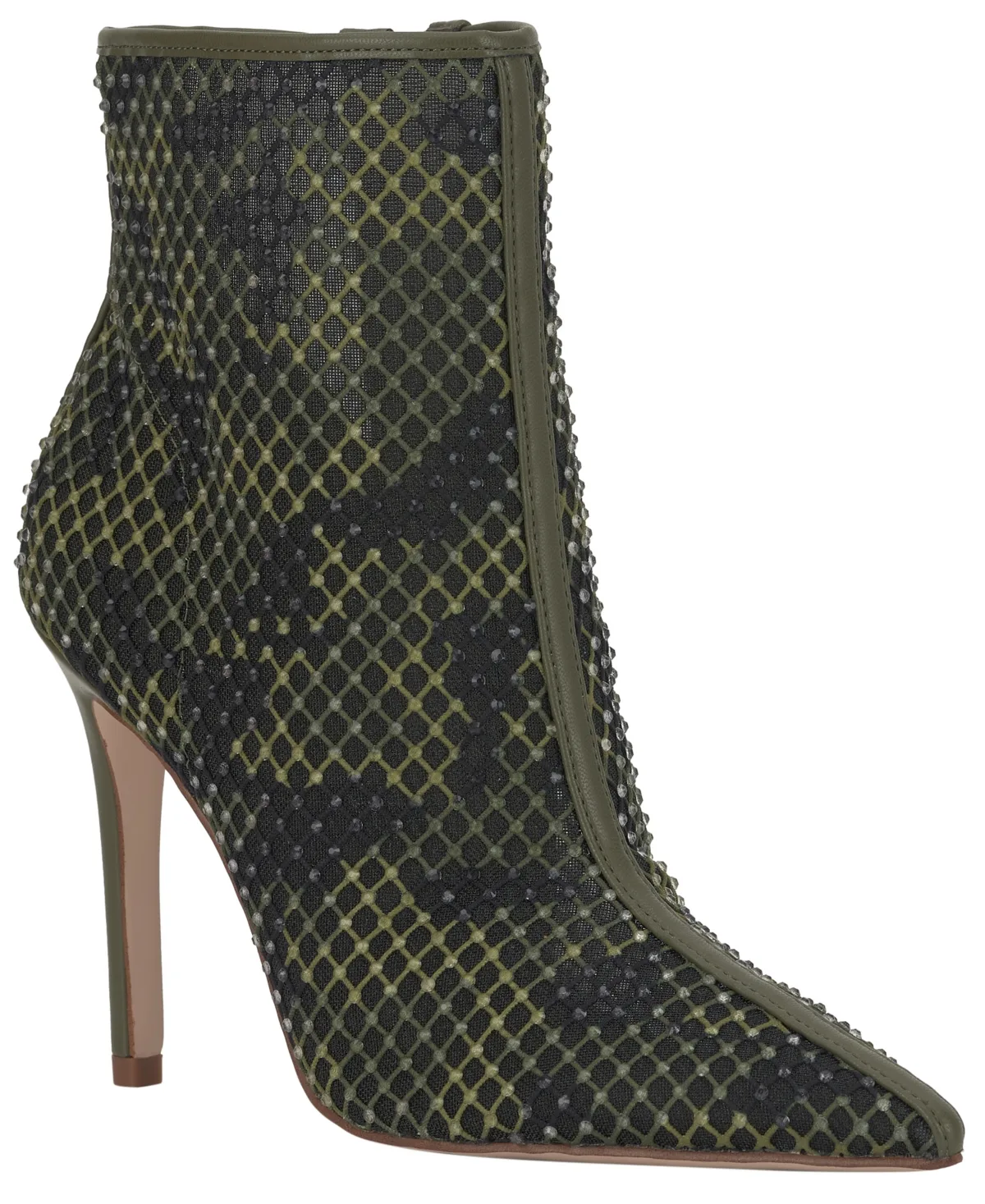 Pazra Rhinestone Mesh Stiletto Dress Booties by Jessica Simpson