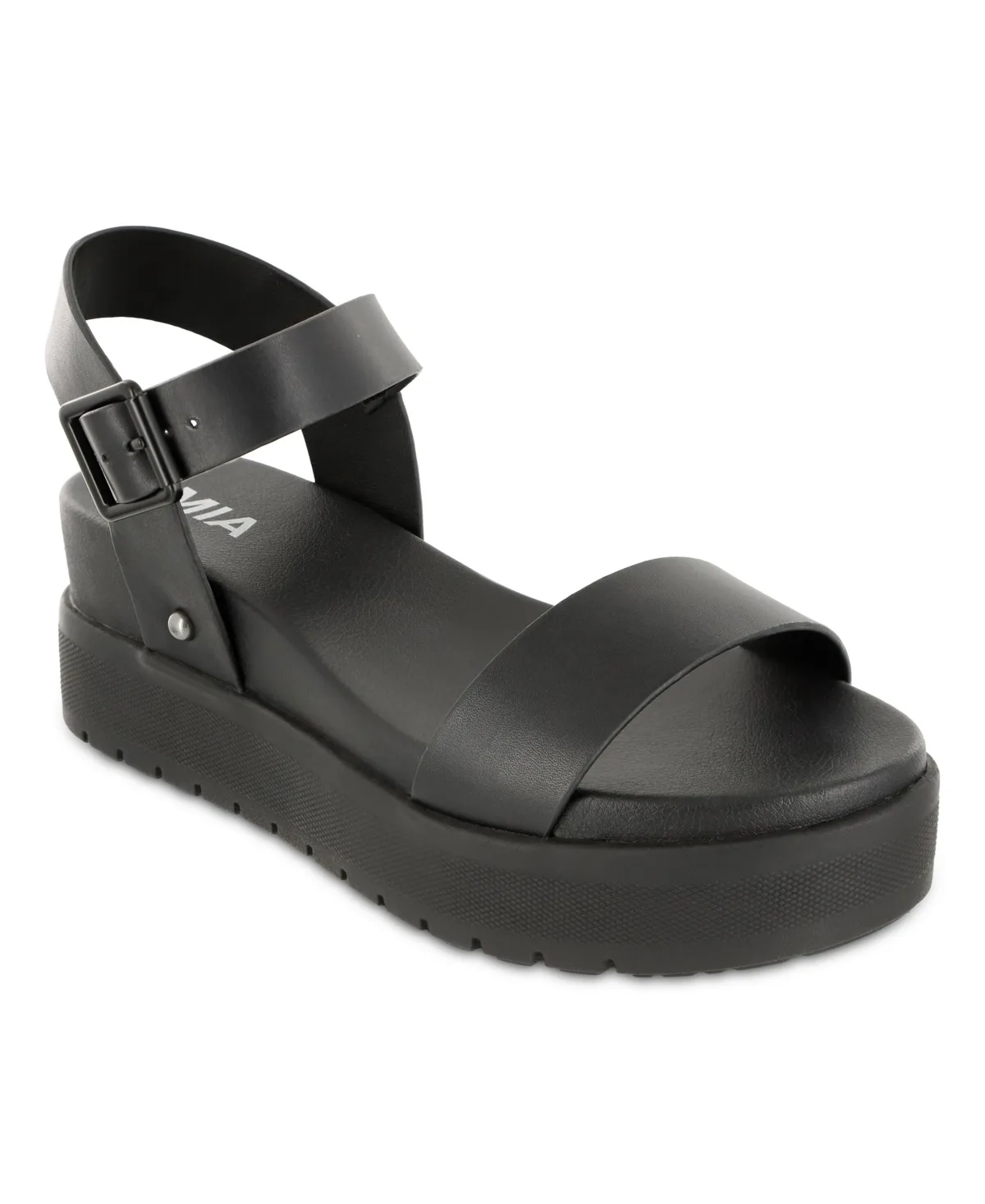Kayci Platform Round Toe Sandals by Mia