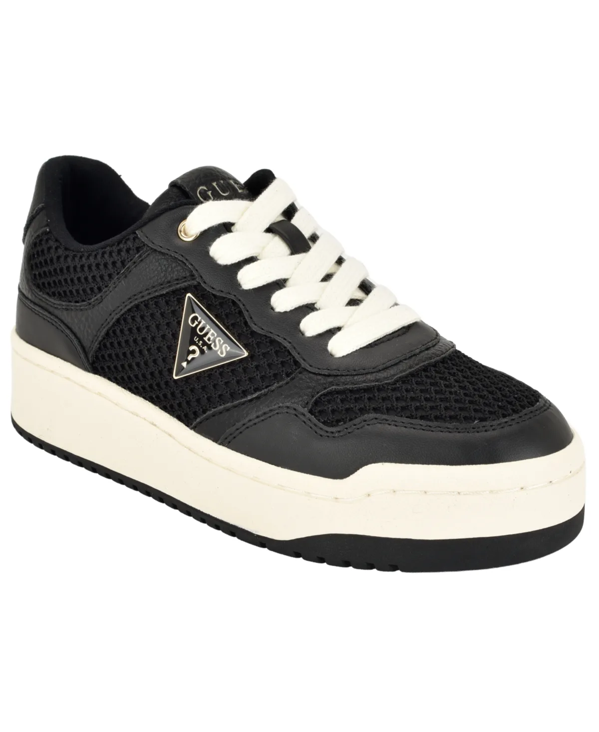 Miram Platform Lace-Up Court Sneakers