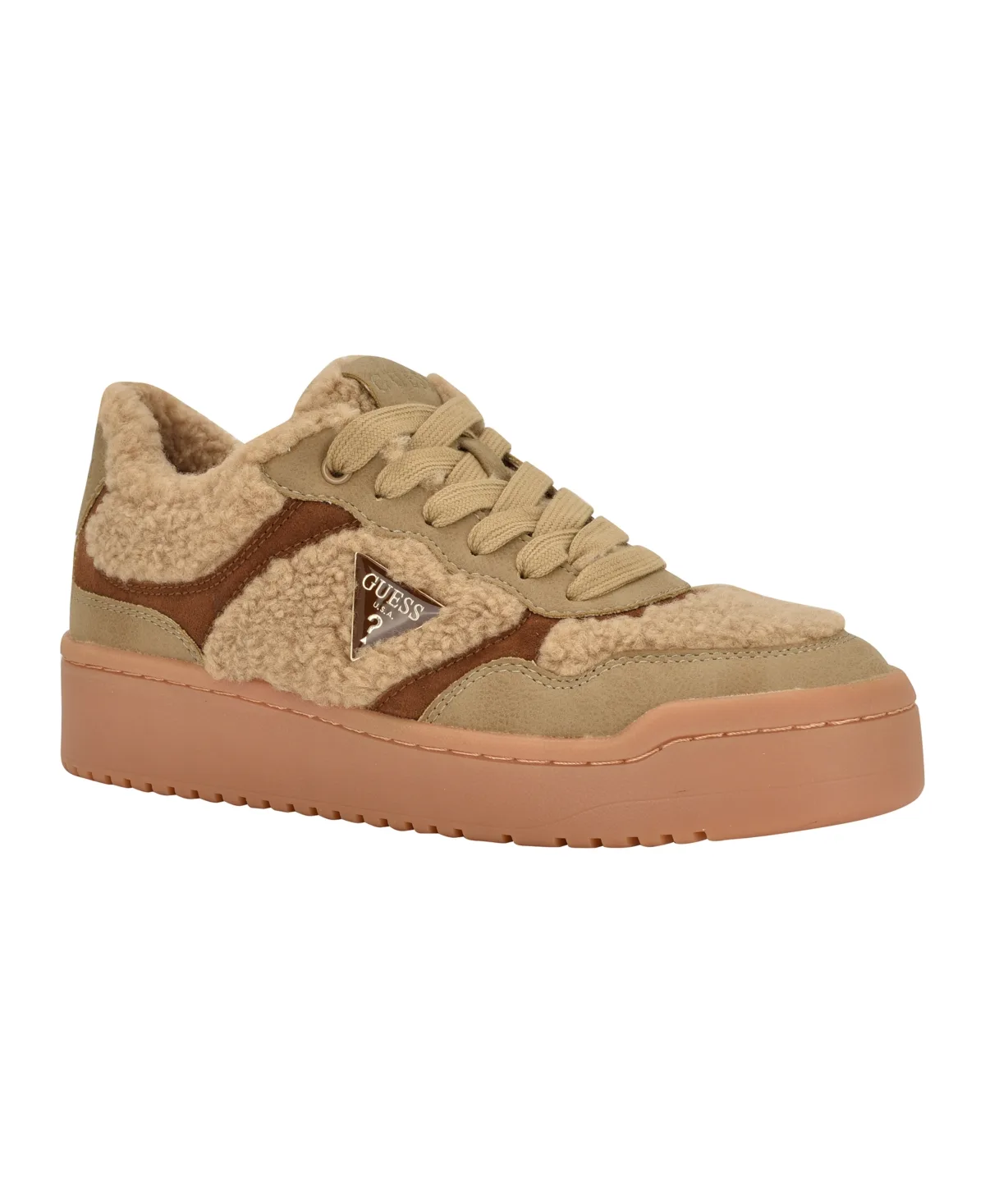 Miram Platform Lace-Up Court Sneakers