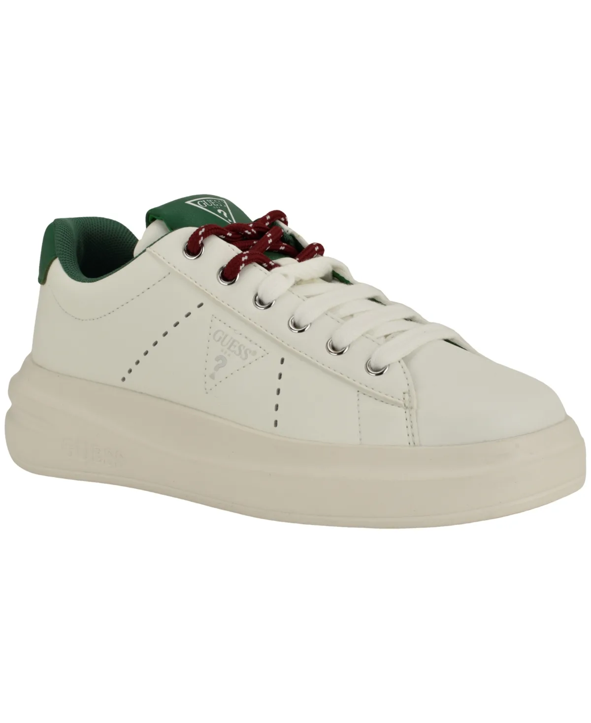 Eliva Two Toned Laces Platform Sneaker by Guess