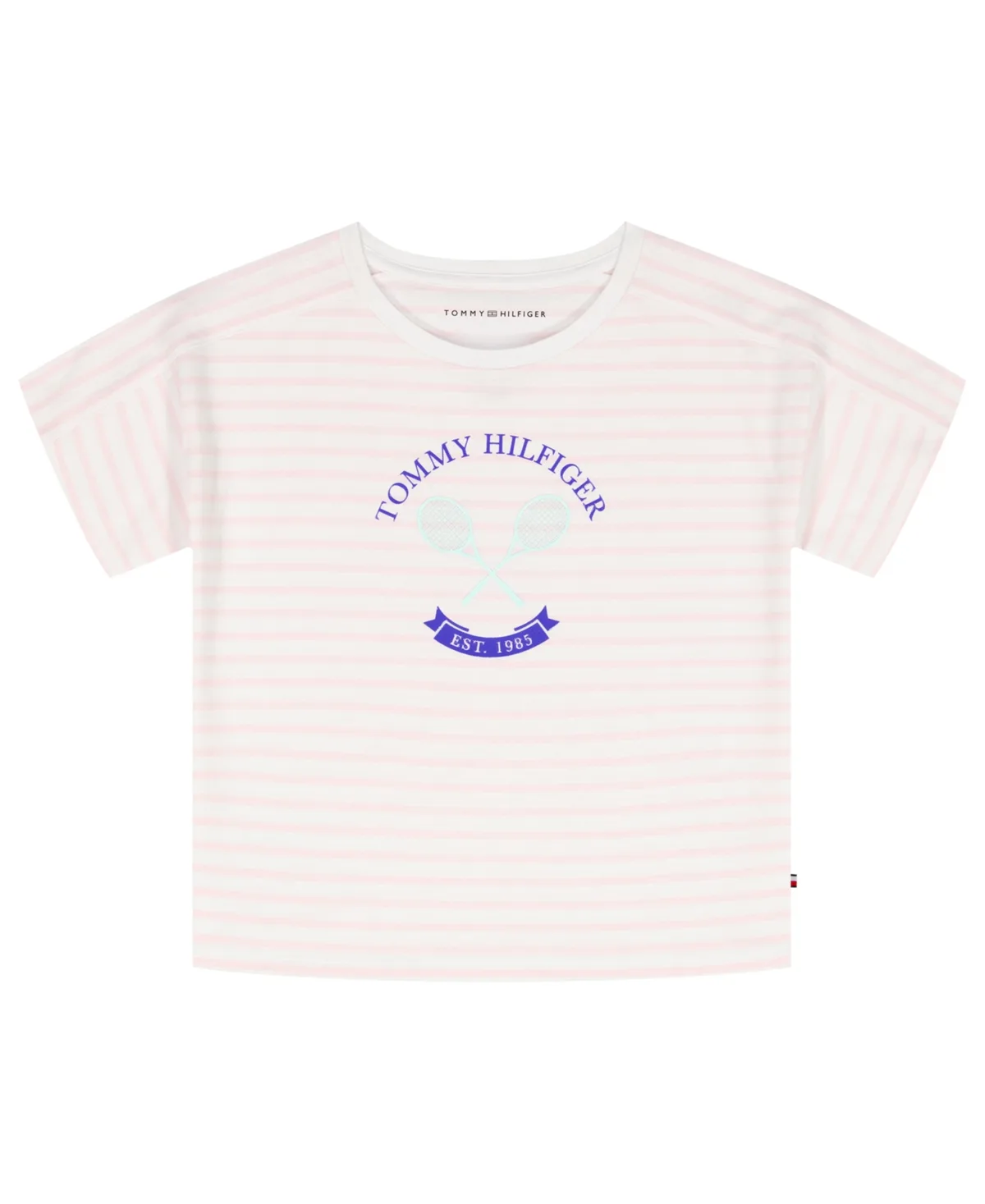 Round Neck Stripe T-Shirt by Tommy Hilfiger