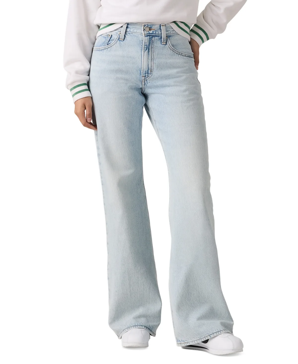 Middy Loose Mid Rise Bootcut Jeans by Levi's