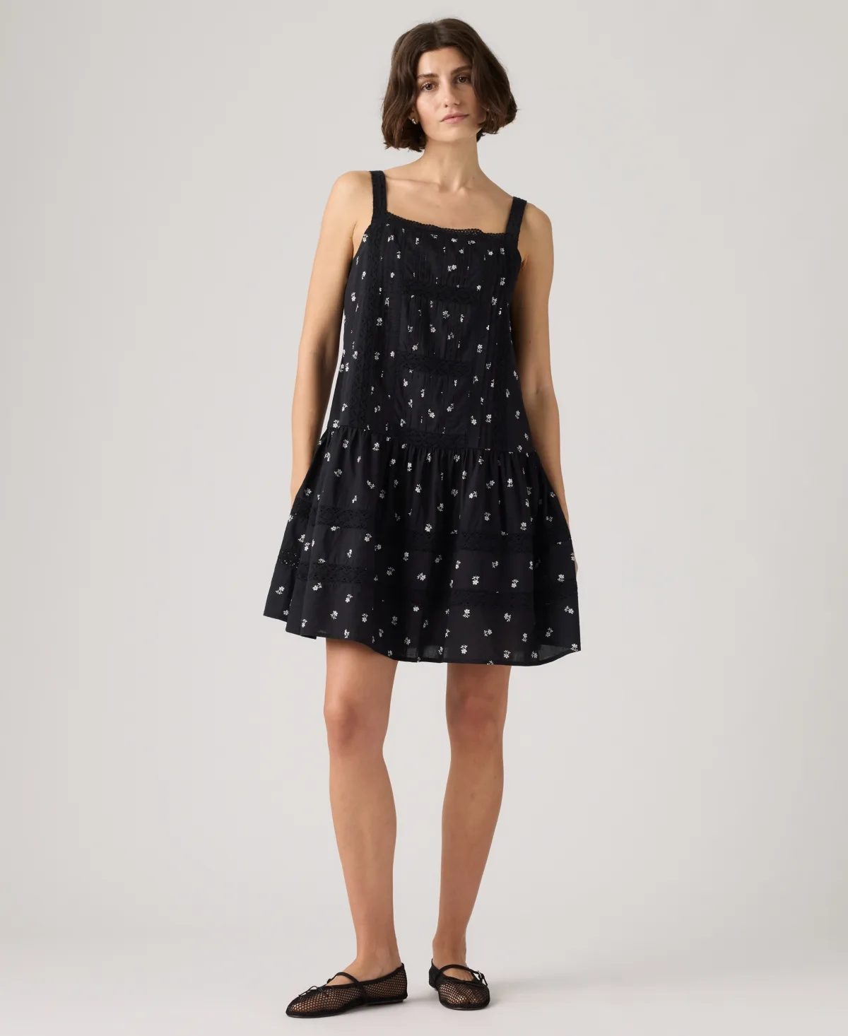 Kate Floral Square Neck Mini Dress by Levi's