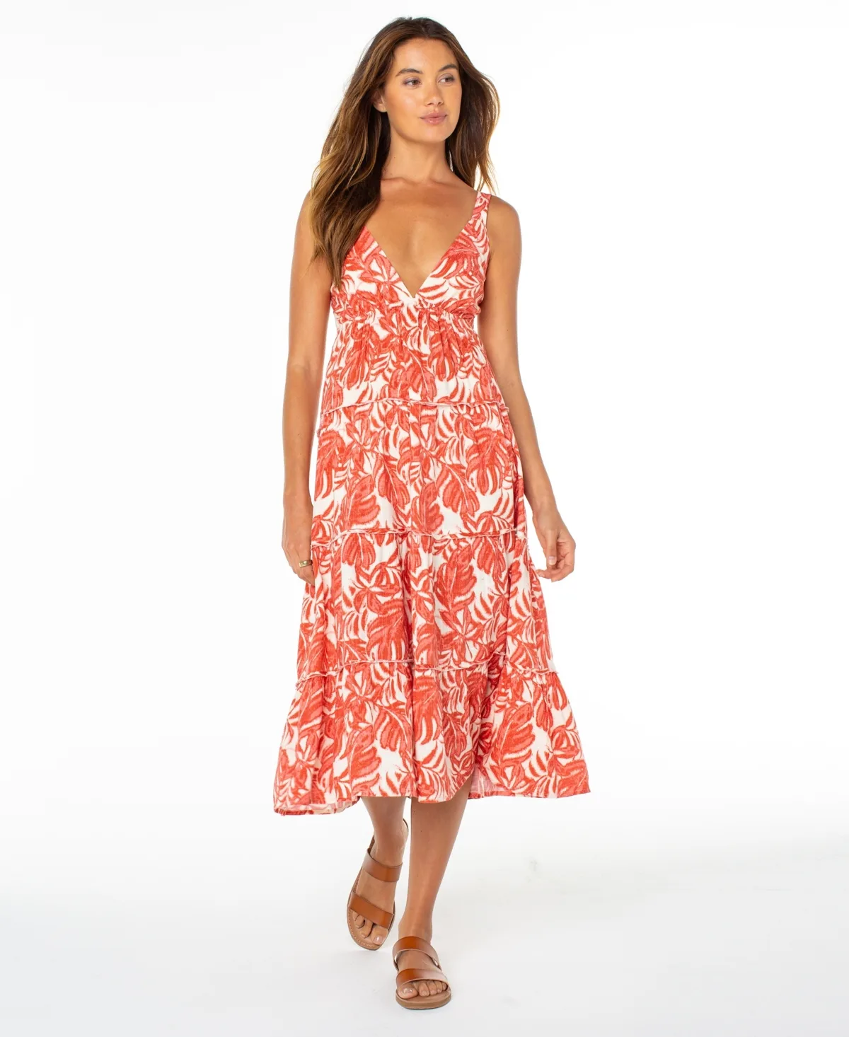 Tula Sweetheart Neck Maxi Dress by Roxy