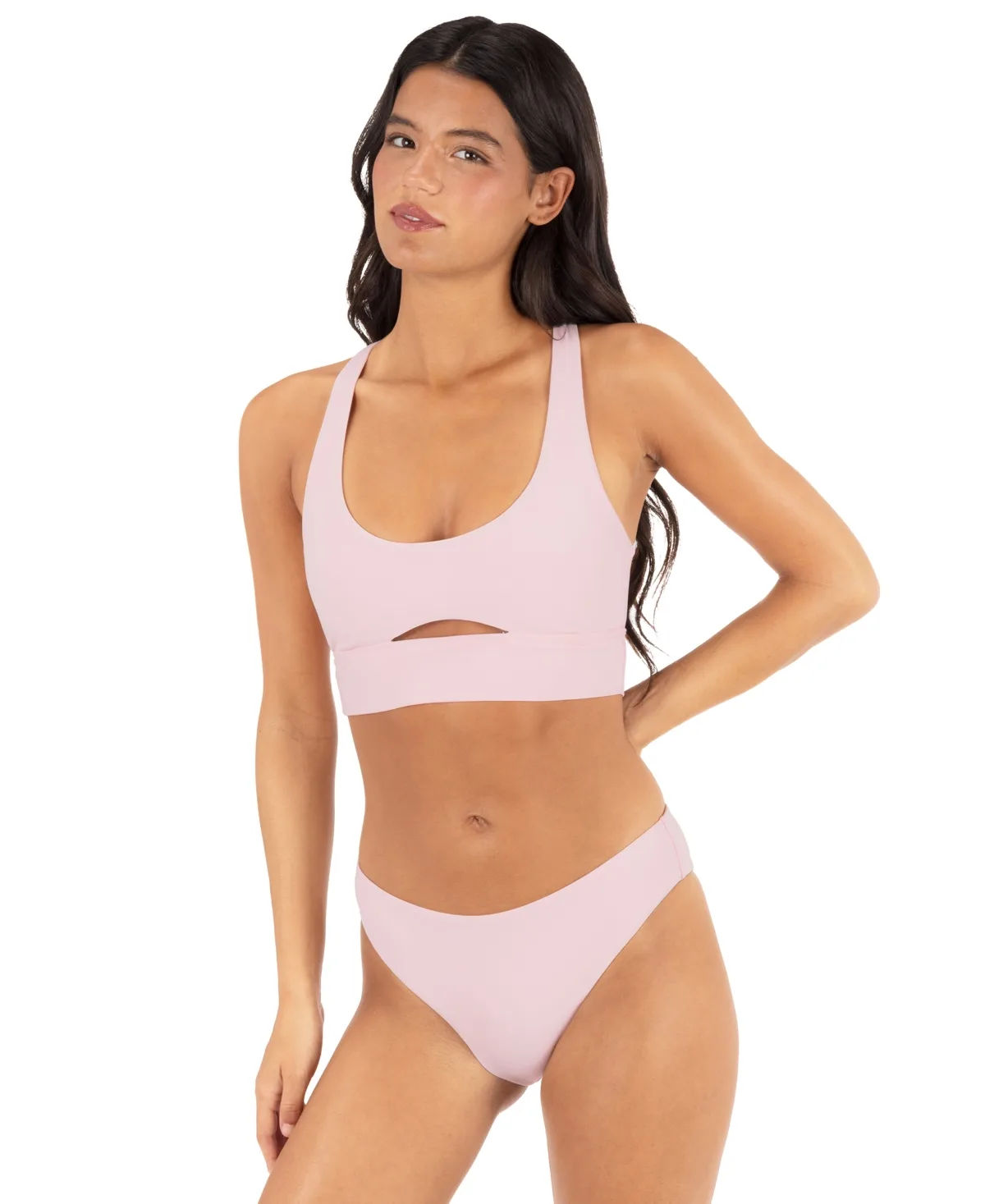 Max Solid Cheeky Swim Bottoms by Hurley