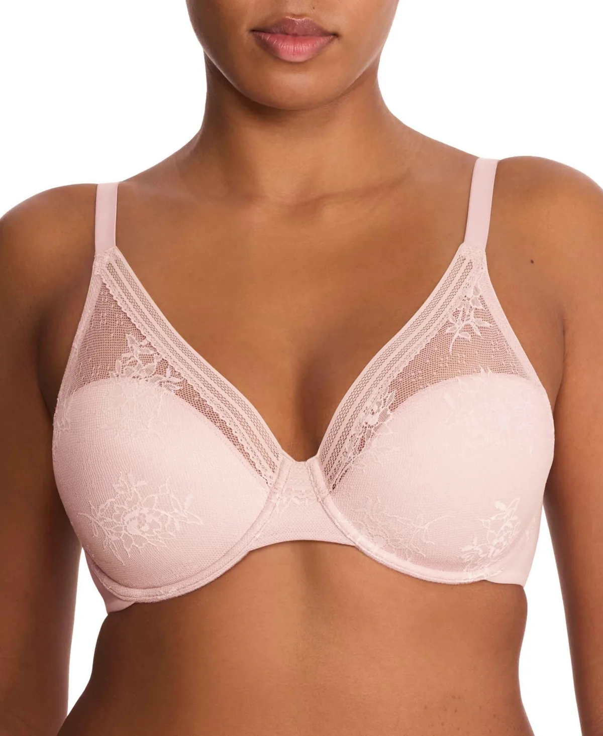 Love Lace Full-Figure Underwire T-Shirt Bra by Natori