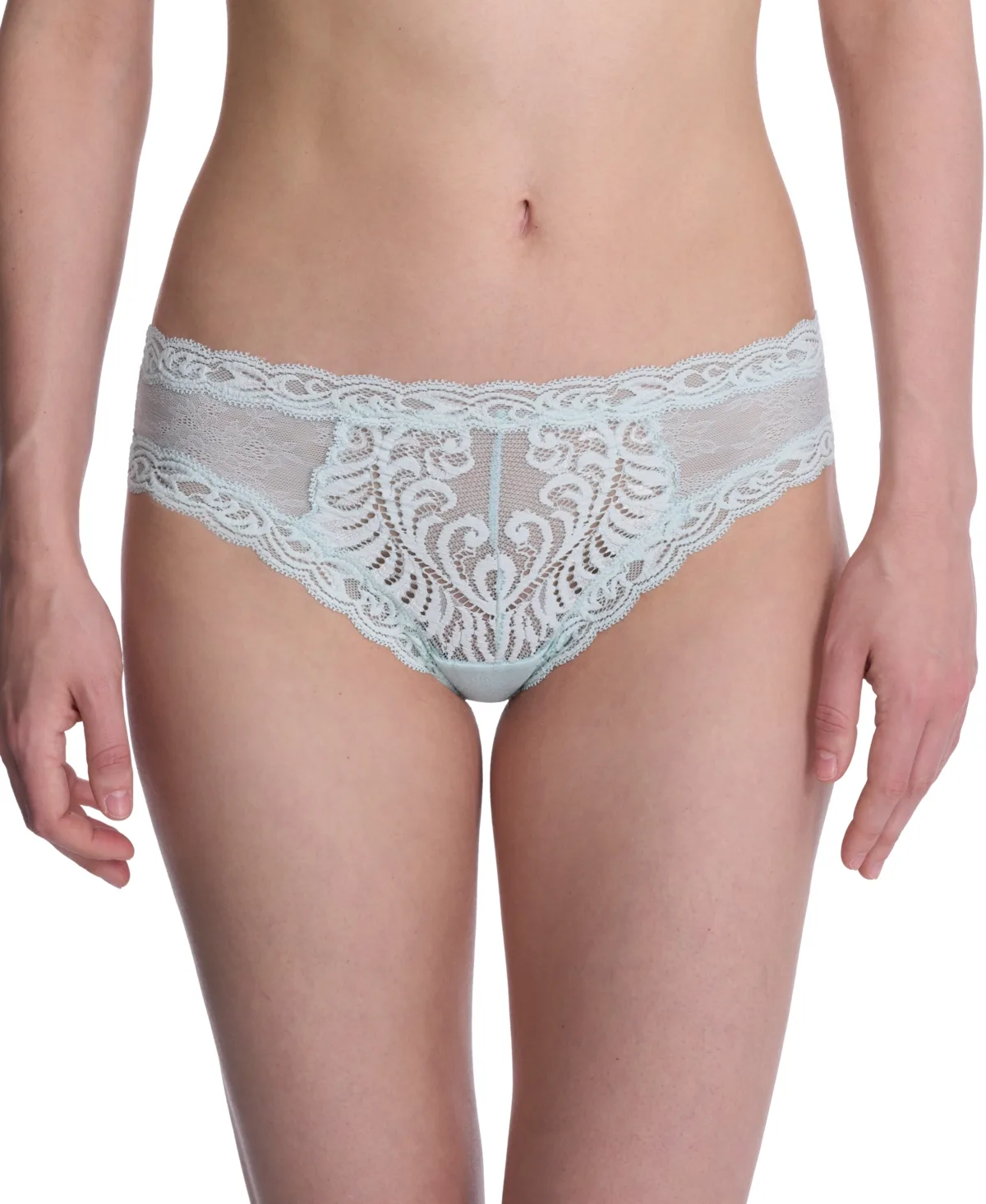 Feathers Low-Rise Sheer Hipster Underwear Lingerie by Natori
