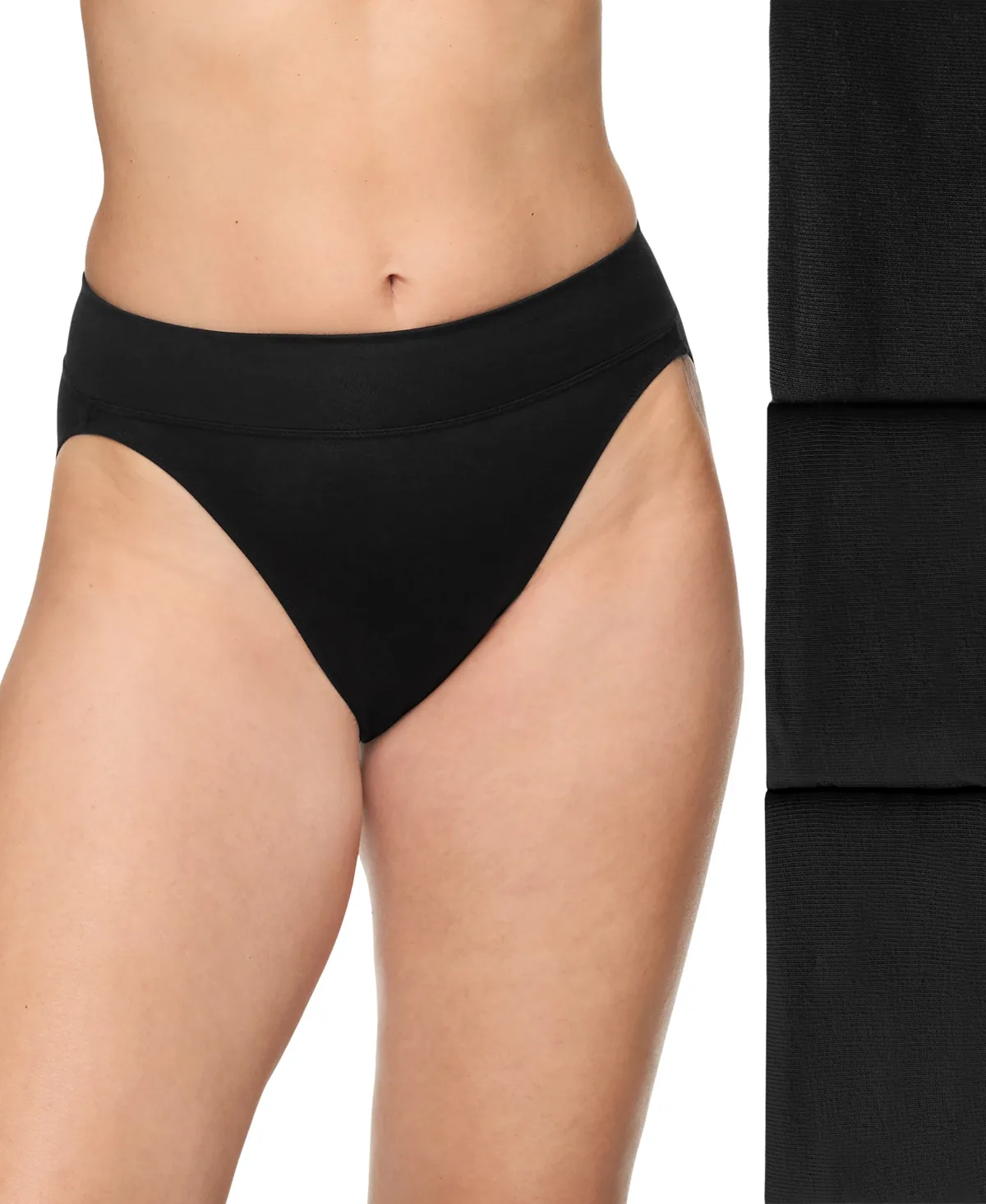 3-Pk. No Pinching No Problems Hi-Cut Underwear by Warner's