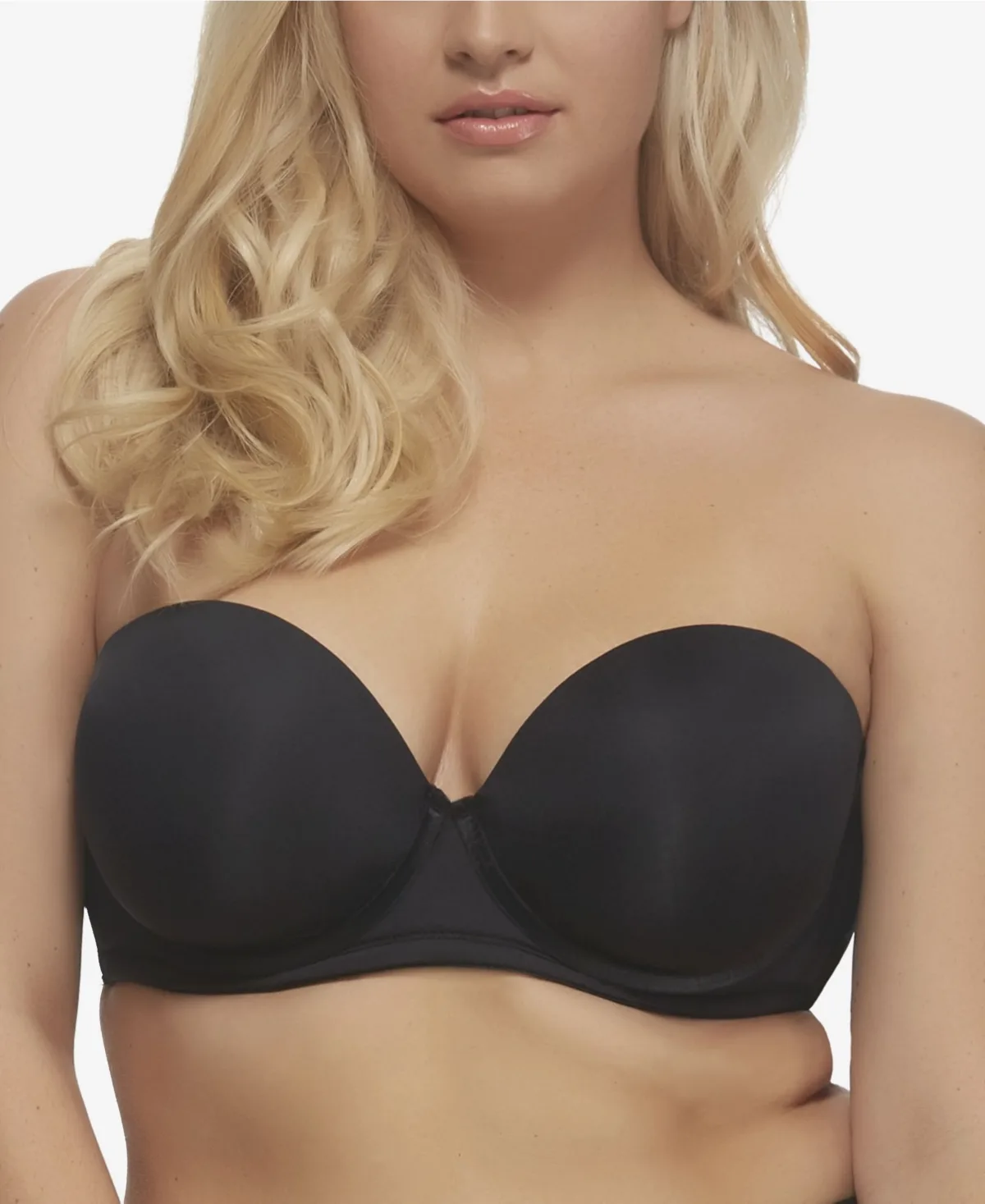 By Felina Marvelous Full Figure Strapless Contour Bra