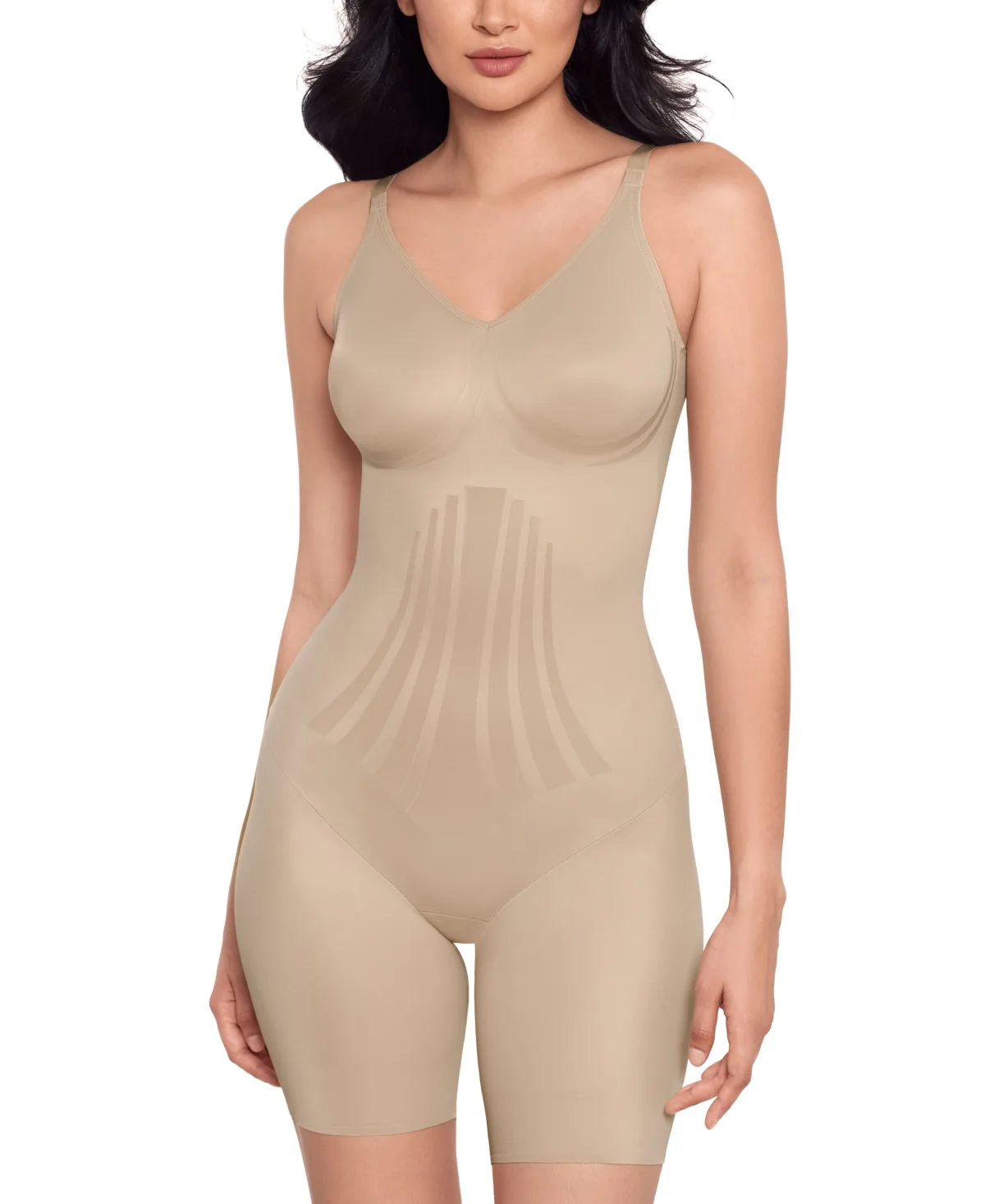 Modern Miracle Thigh Slimmer Bodysuit by Miraclesuit