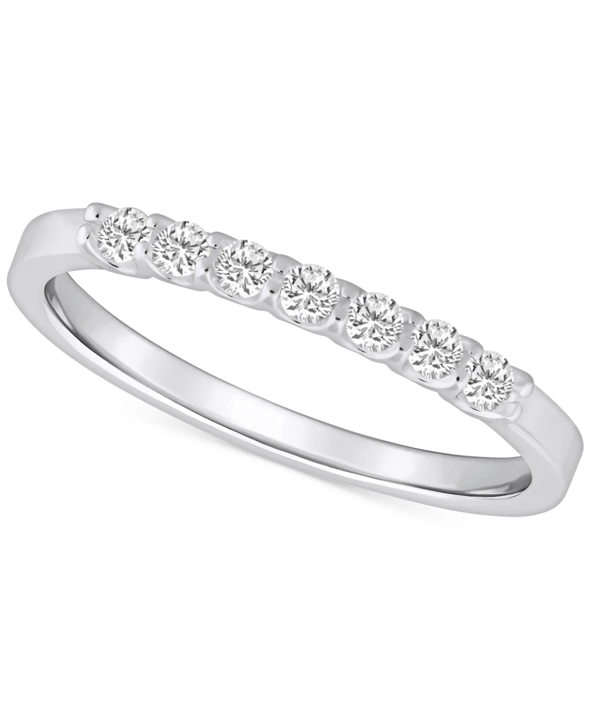 Diamond Wedding Band (1/5 ct. t.w.) in 14k Gold by Macy's