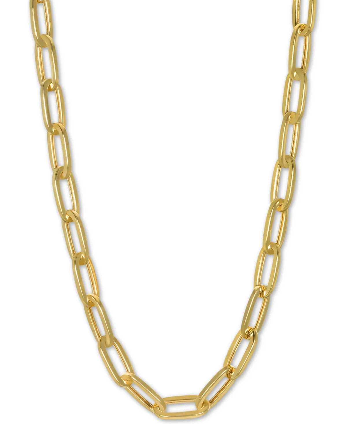 Paperclip Link Chain 20" Chain Necklace (1-1/2mm) in 14k Gold by Macy's