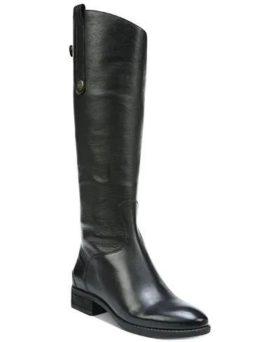 Penny Wide-Calf Knee-High Riding Boots