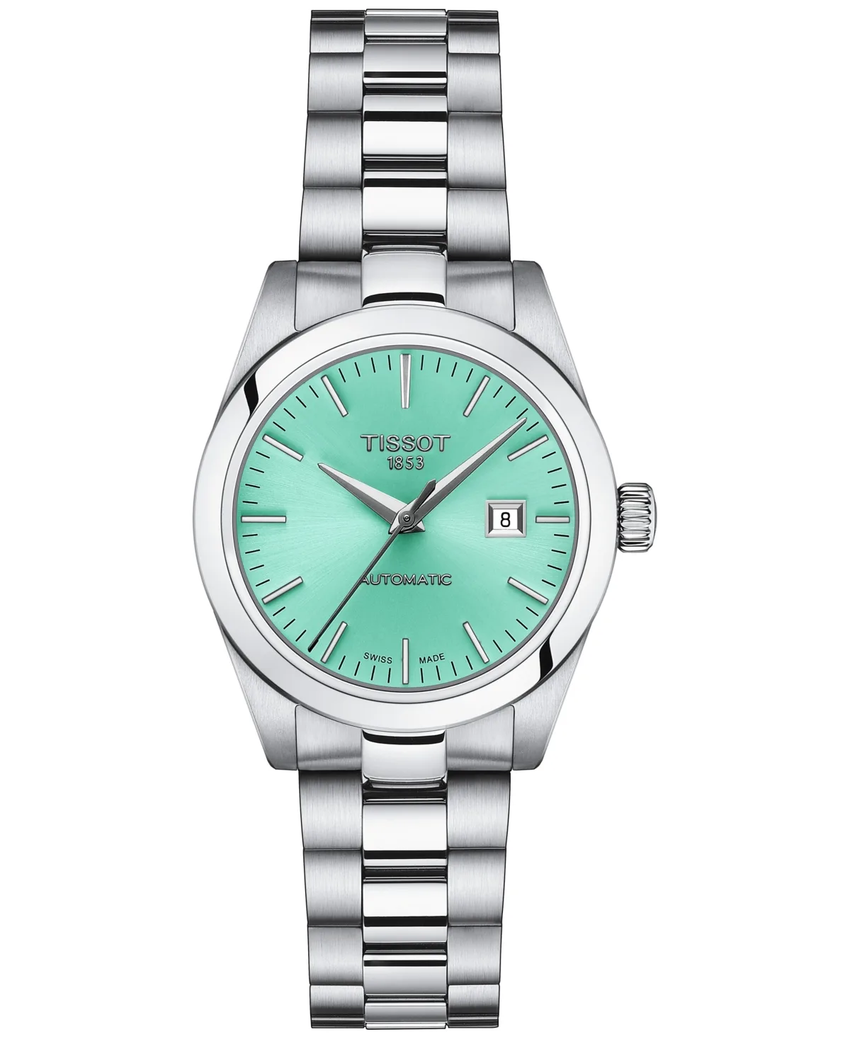 Swiss Automatic T-My Lady Stainless Steel Bracelet Watch 29mm