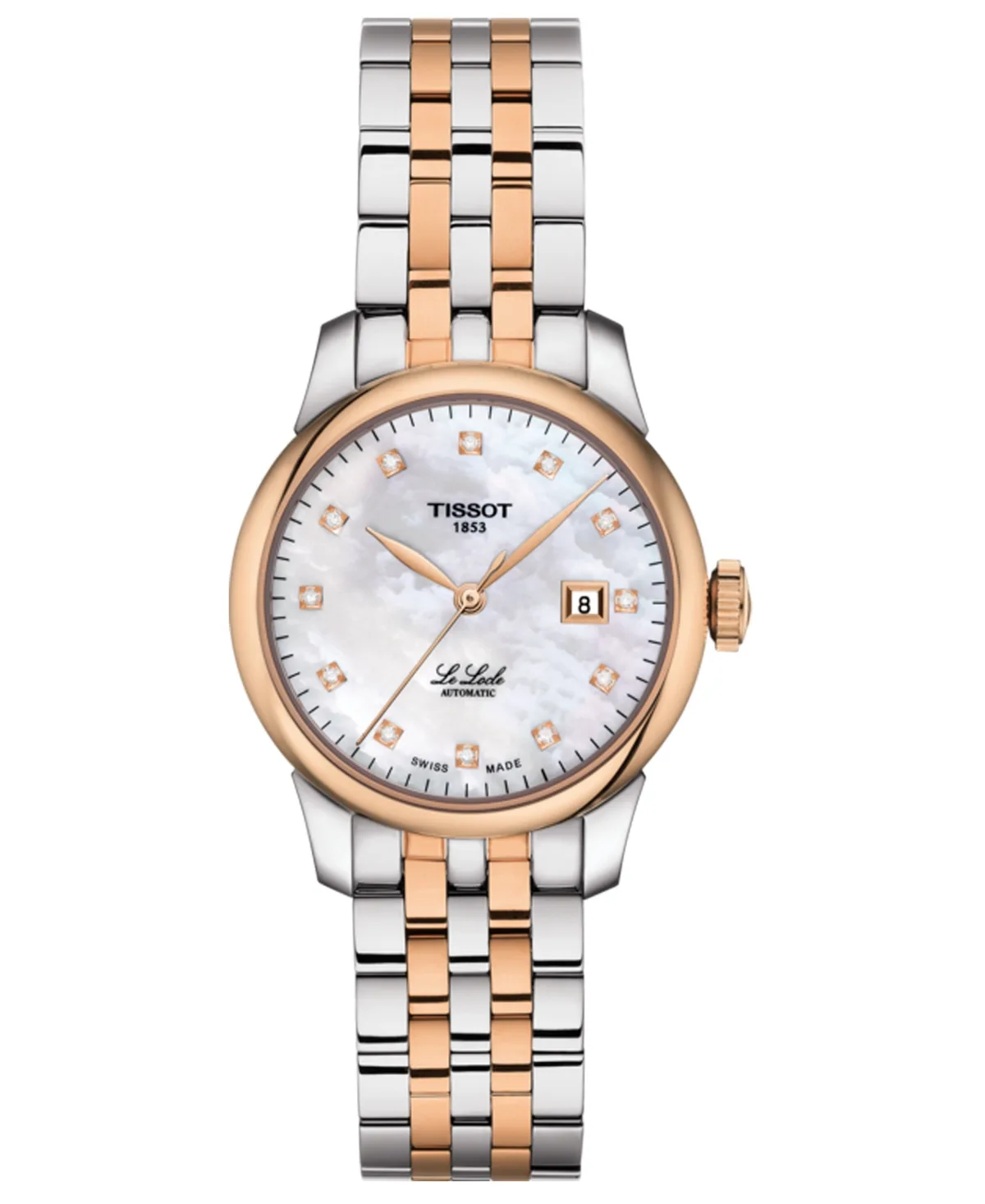 Swiss Automatic Le Locle Diamond-Accent Two-Tone Stainless Steel Bracelet Watch 29mm by Tissot