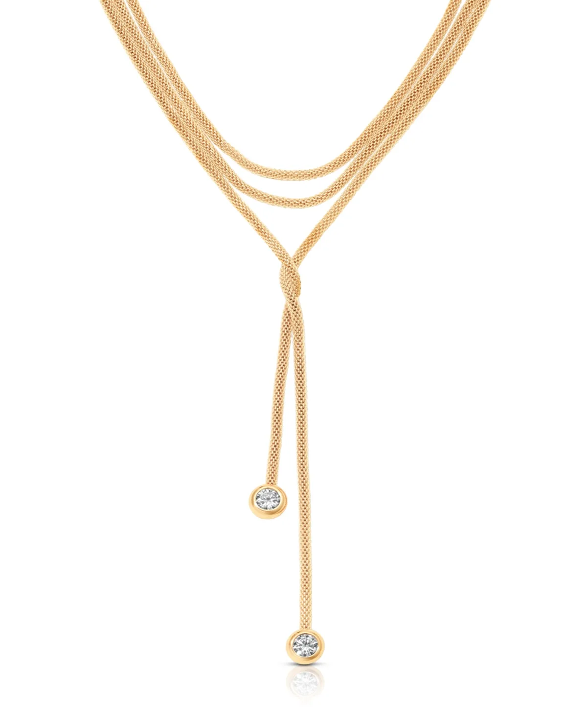 Plated Forever Tied Necklace