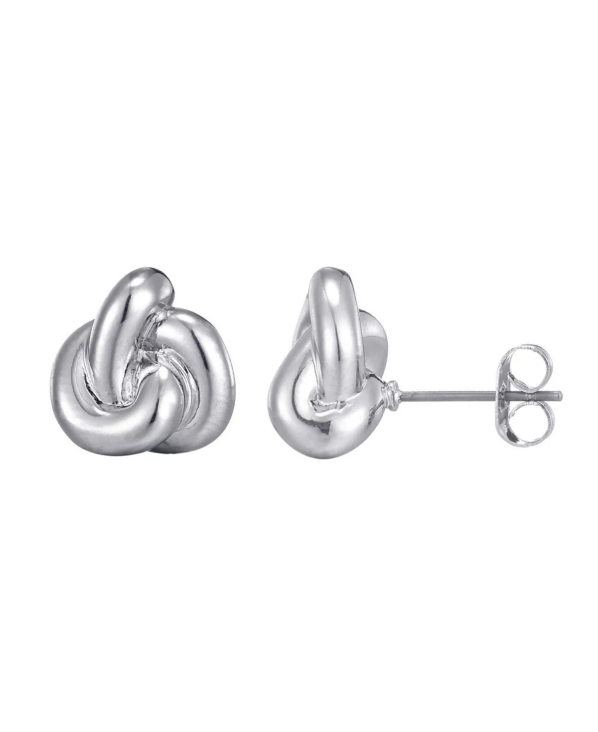 Chubby Knot Stud Earrings by Adornia