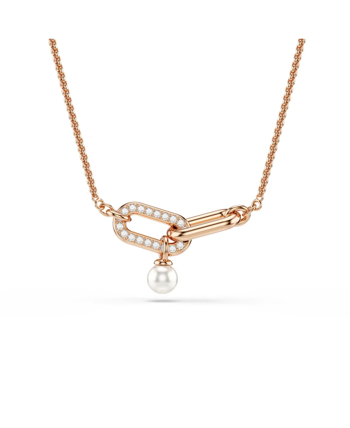 Constella Rose Gold-Tone Plated Pendant Necklace by Swarovski