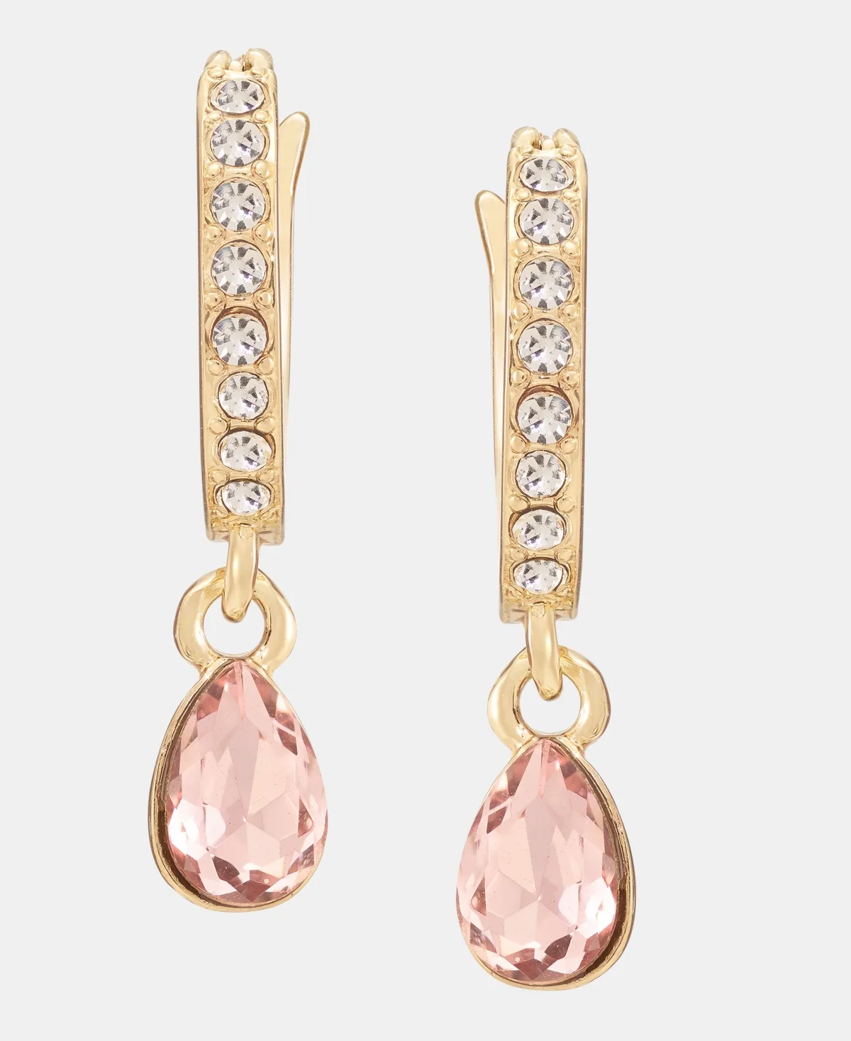 Crystal Charm Huggie Hoop Earrings by Givenchy