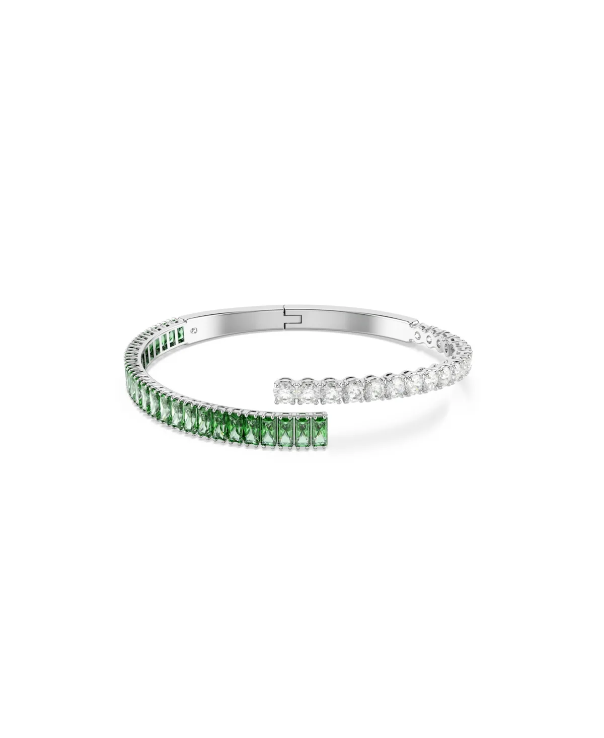 Swaroski Matrix Rhodium Plated Bangle by Swarovski