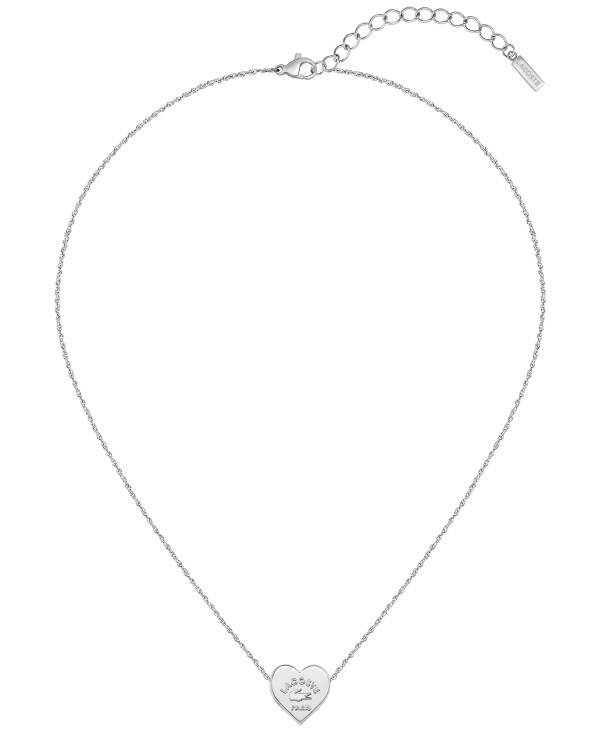Love My Croc Ip Plated Necklace by Lacoste