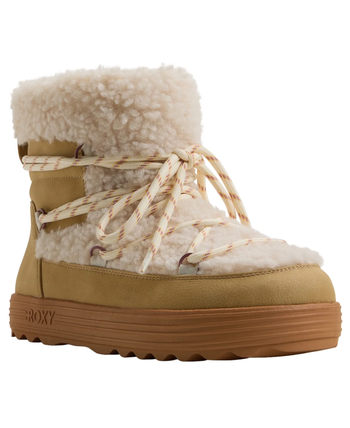 Hot Cocoa Lace-Up Ankle Booties by Roxy
