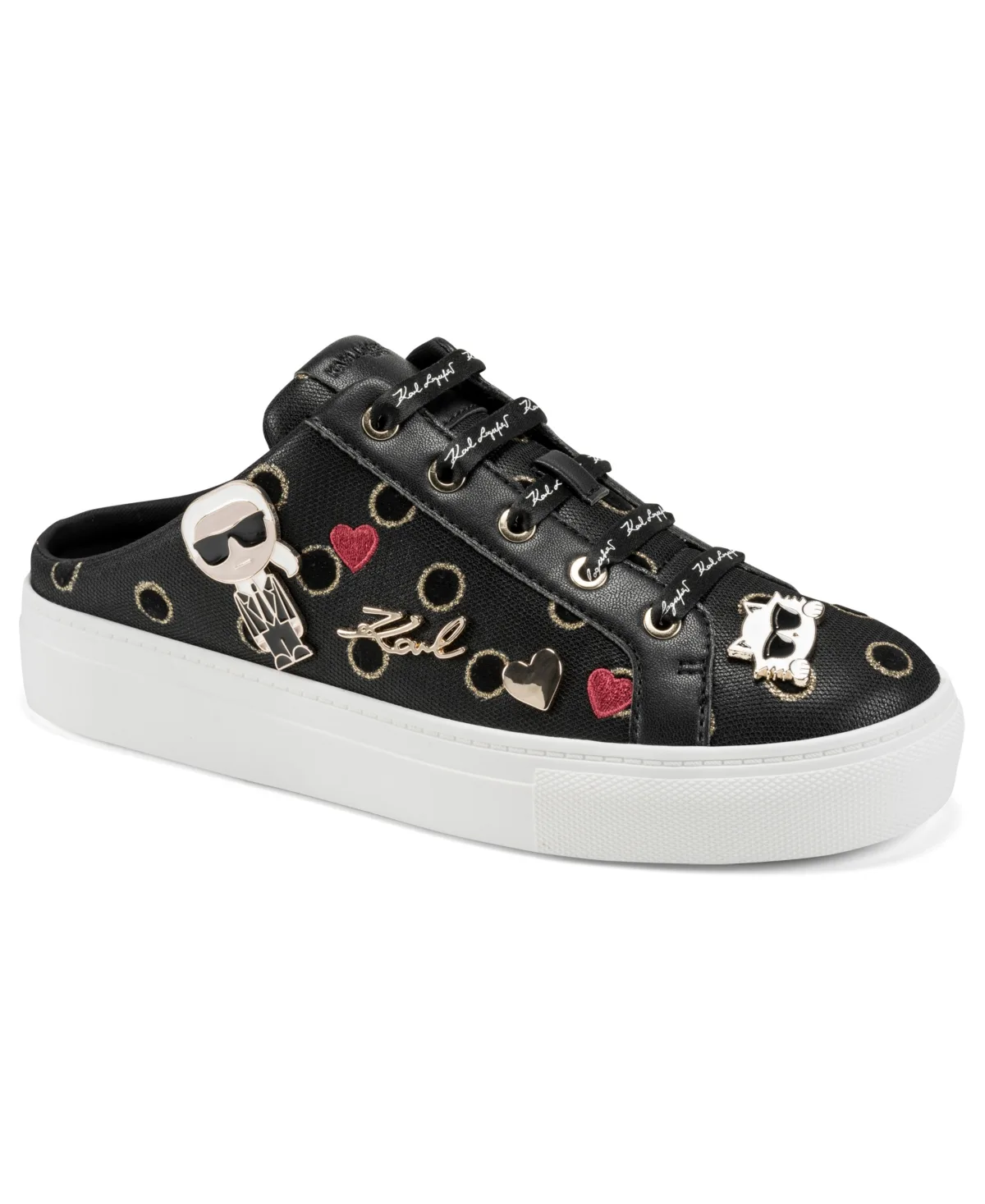 Cambria Macaron Slip-On Sneaker Mules by Karl Lagerfeld Paris