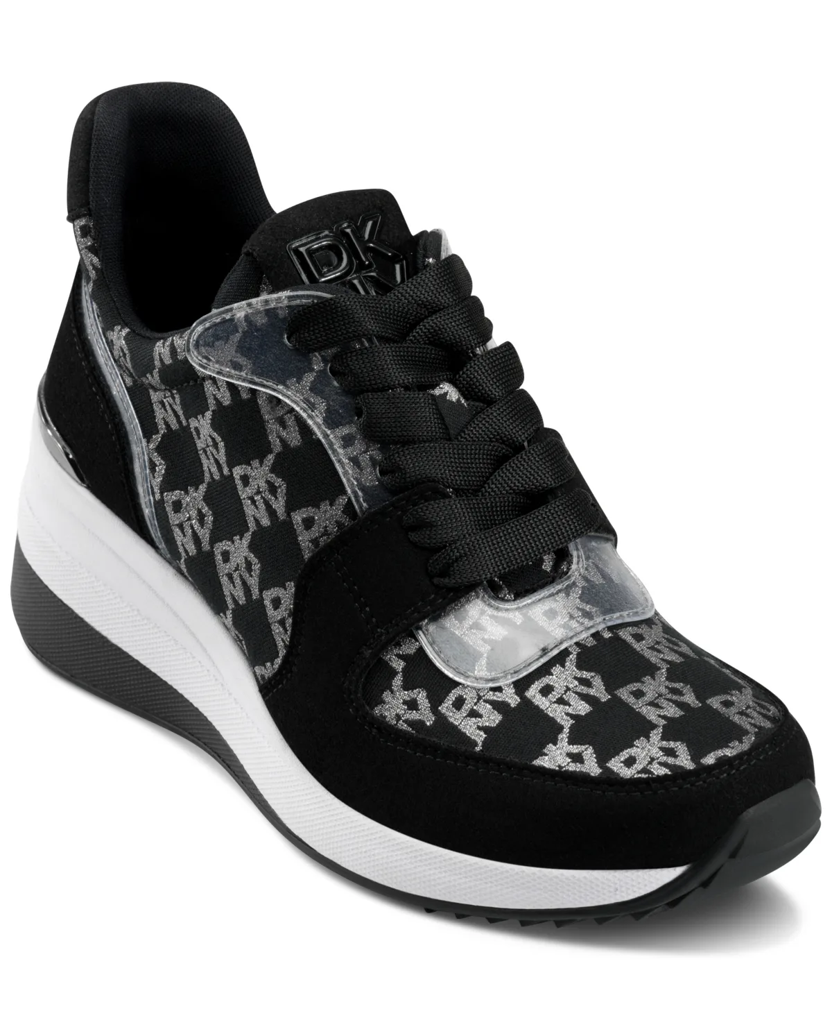 Kamay Lace-Up Wedge Sneakers by Dkny