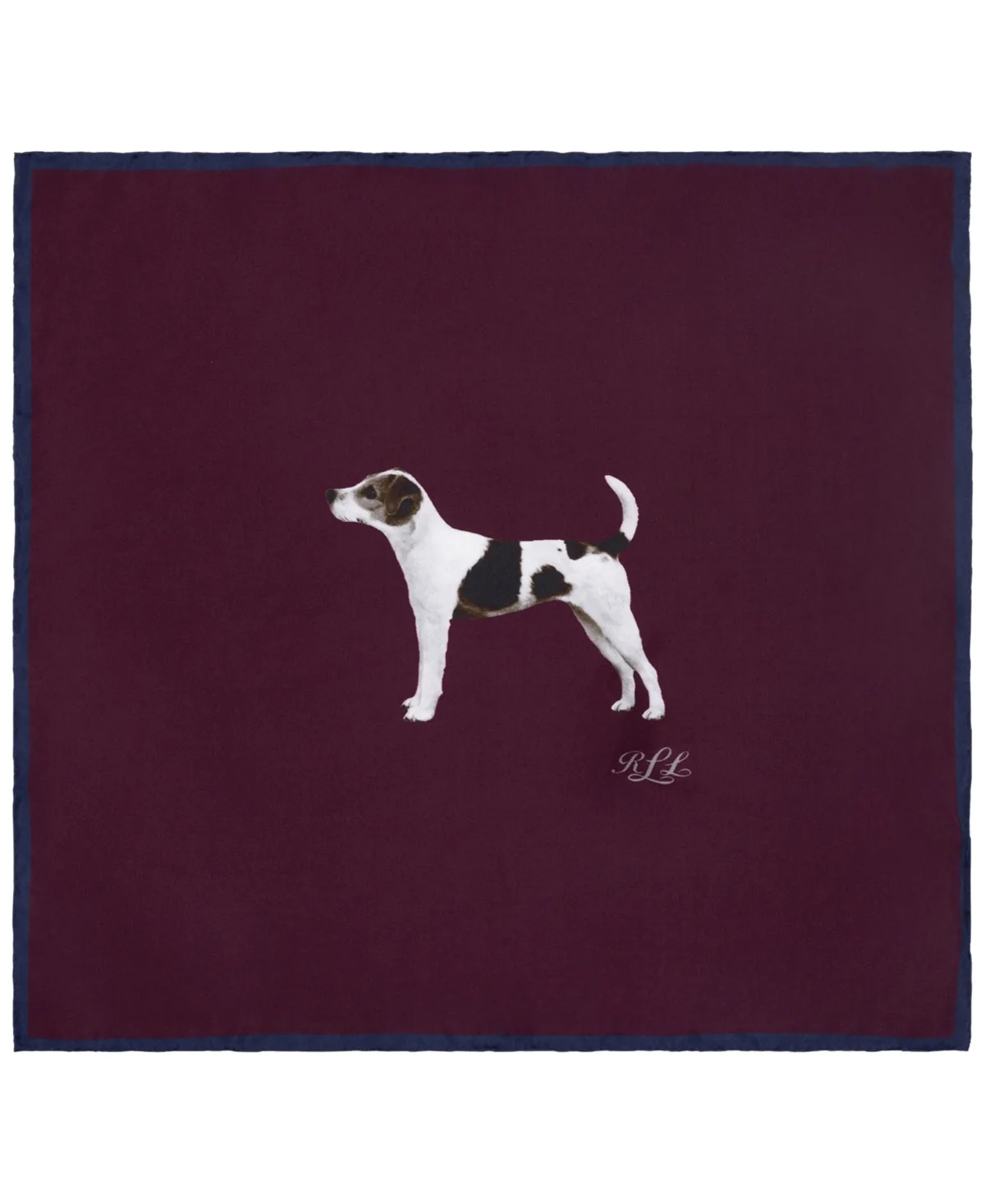 Dog Conversational Small Square Scarf by Lauren Ralph Lauren