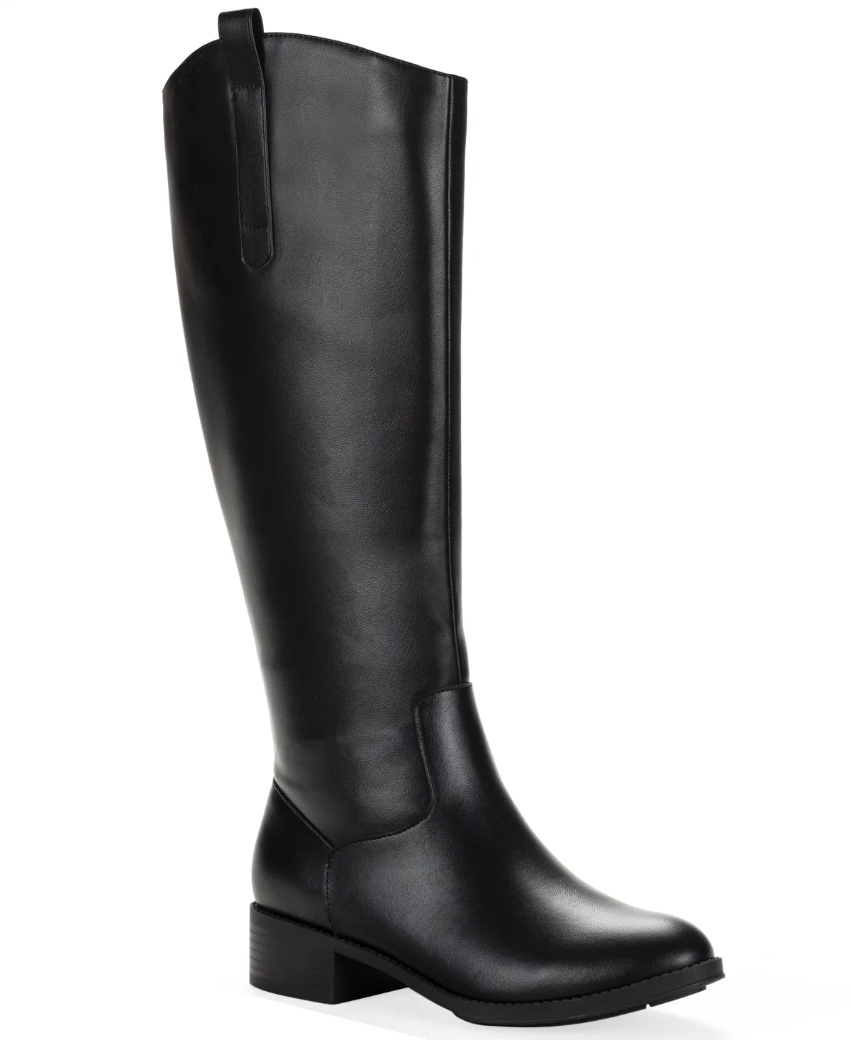 Valoraa Round Toe Full-Zip Riding Boots