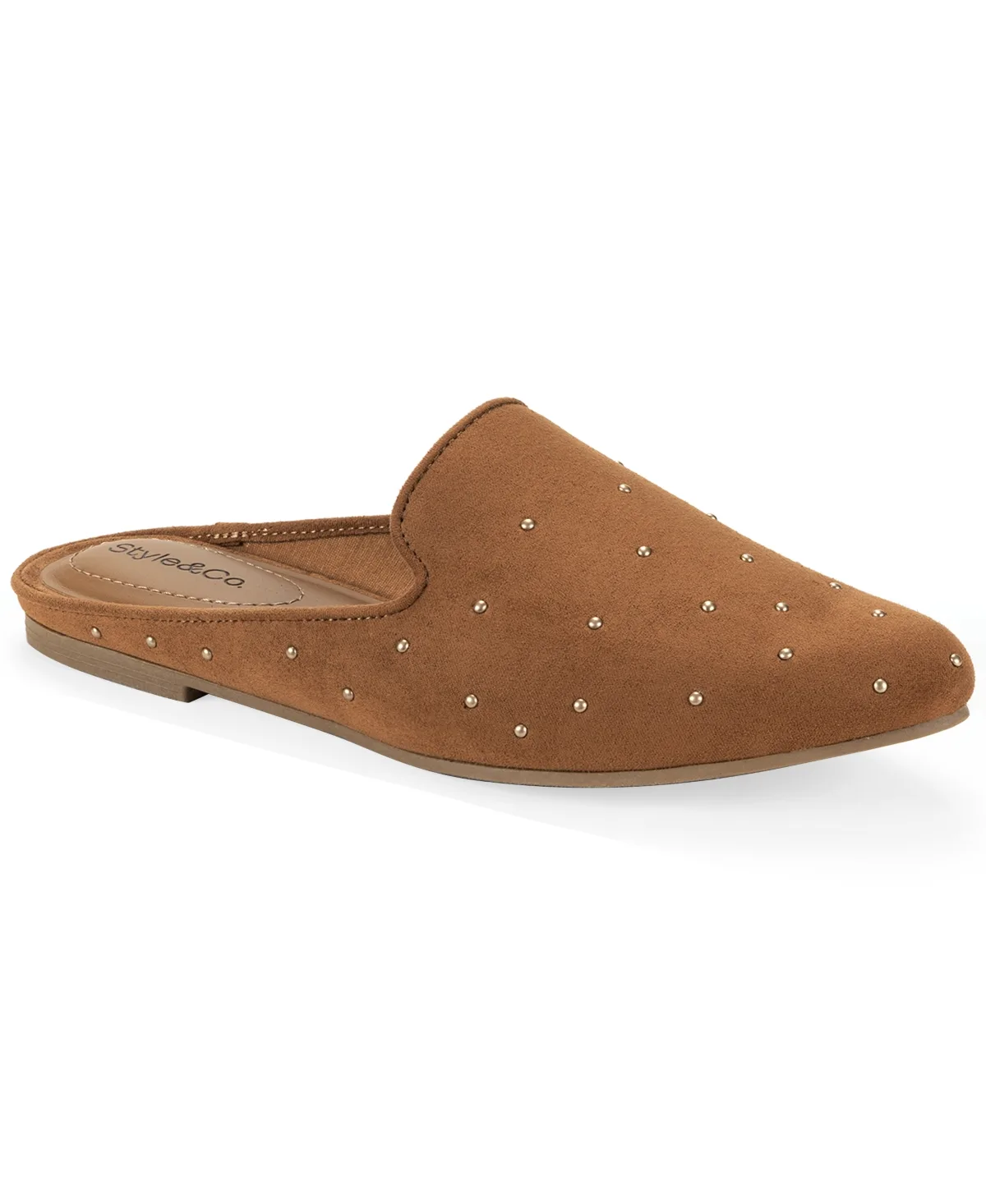 Nellyy Almond Toe Mule Flats by Style & Co