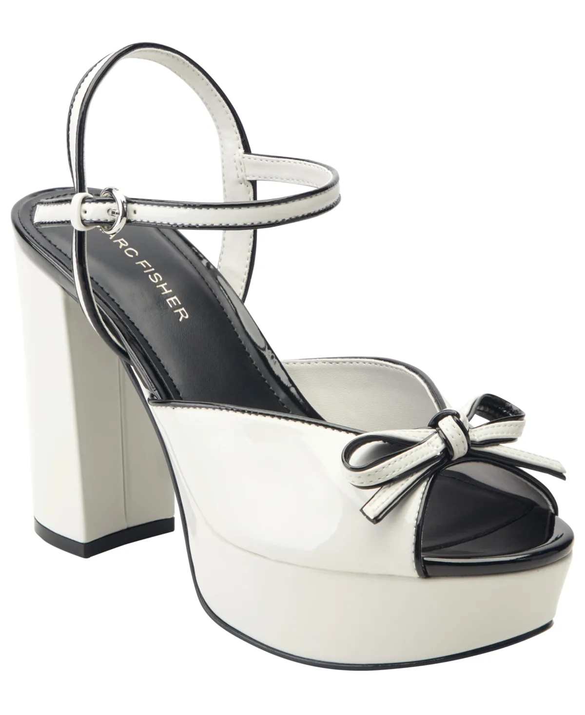 Dera Platform High Block Heel Sandals by Marc Fisher