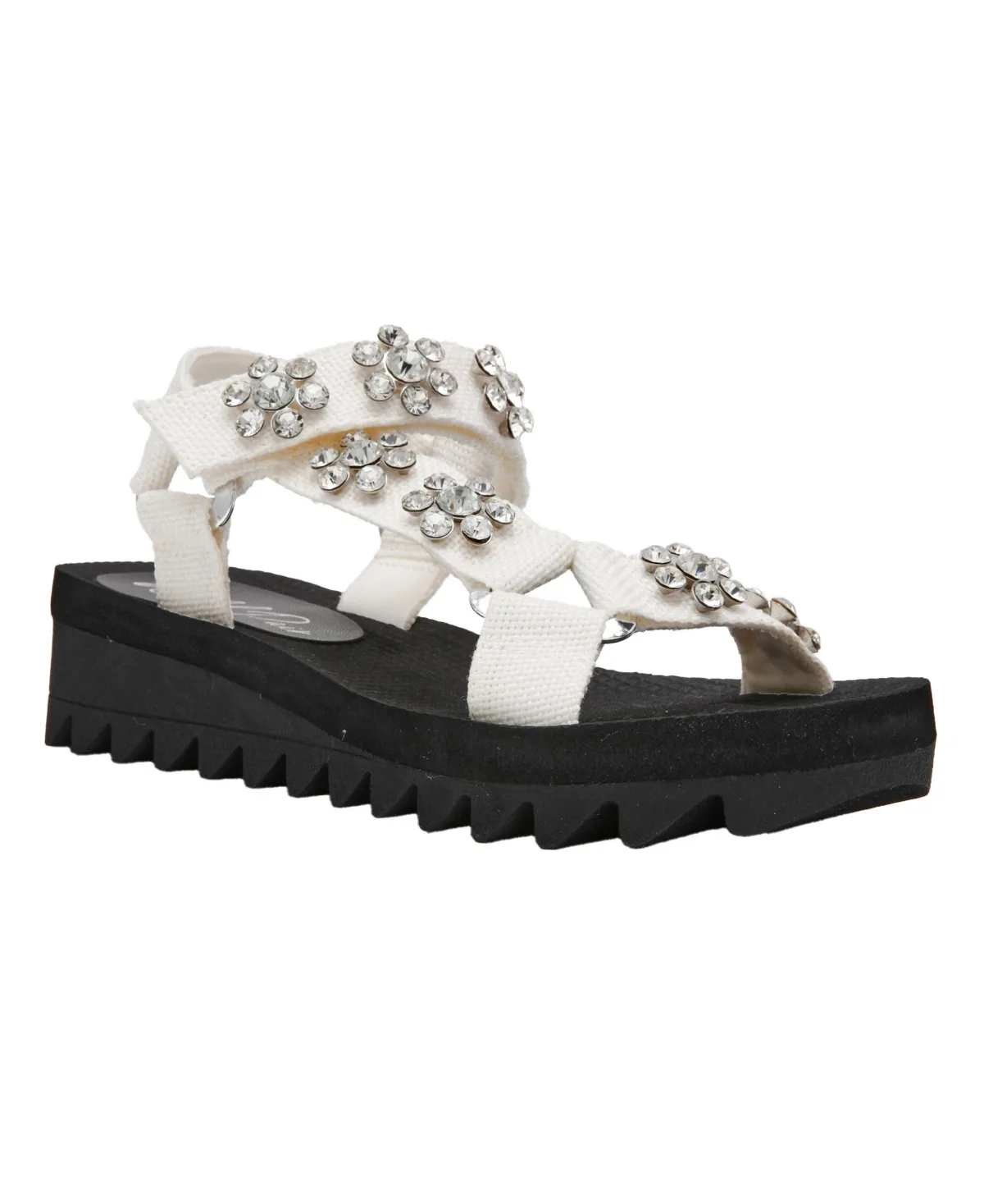 Kudose Sporty Embellished Sandals by Wild Pair