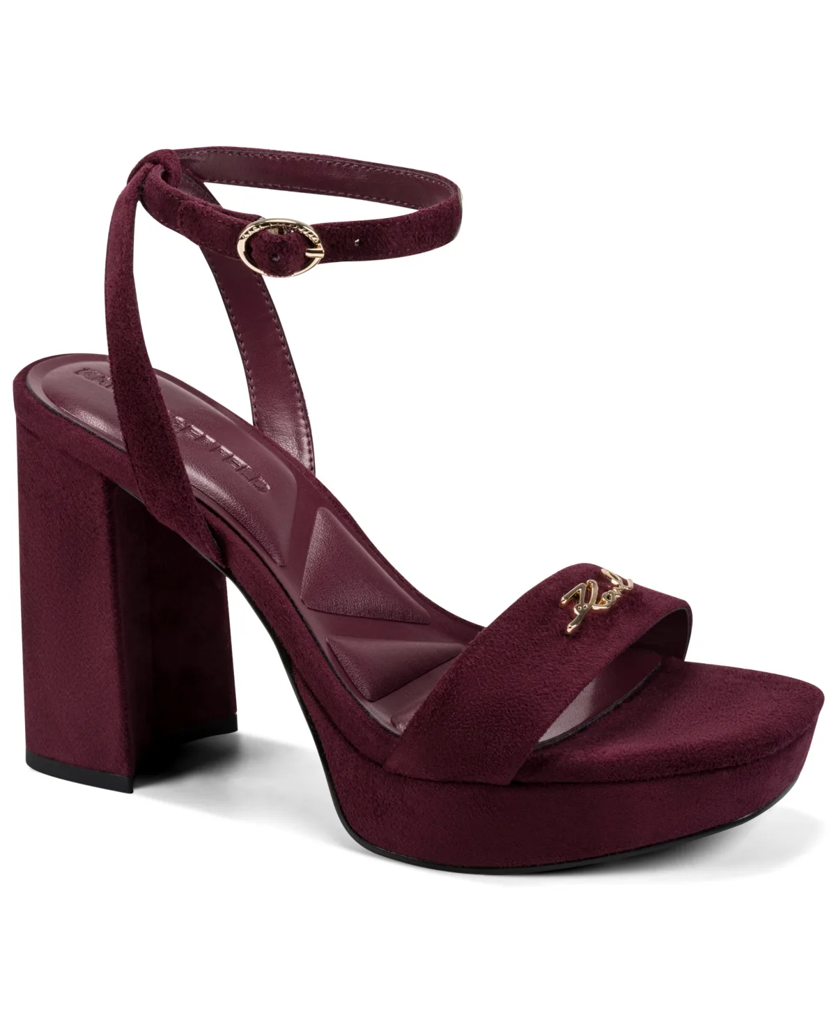 Maeleia Platform Ankle Strap Dress Sandals by Karl Lagerfeld Paris