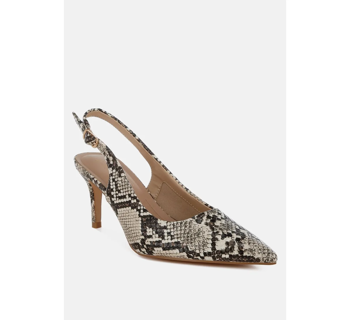 Baobab Slingback Stiletto Heel Sandals by London Rag