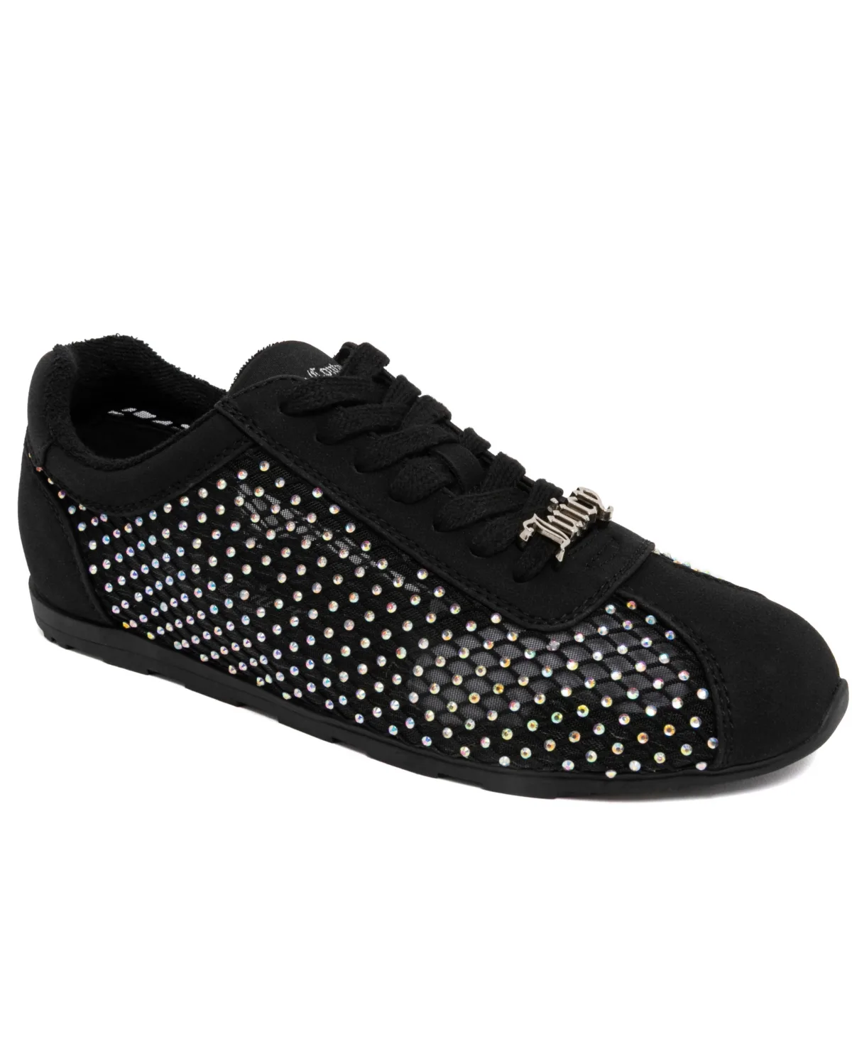 Flirt Rhinestone Mesh Lace-Up Sneakers by Juicy Couture