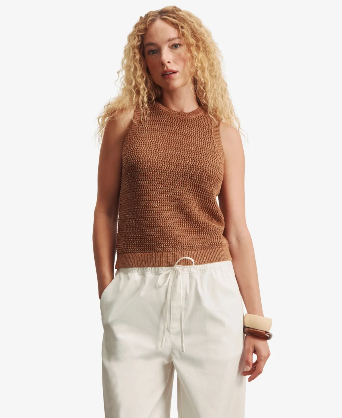State Crewneck Halter Tank Top by Sanctuary