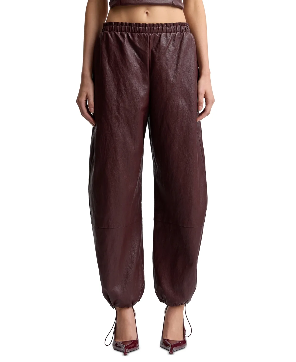 Elastic-Waist High-Rise Balloon Pants by Avec Les Filles