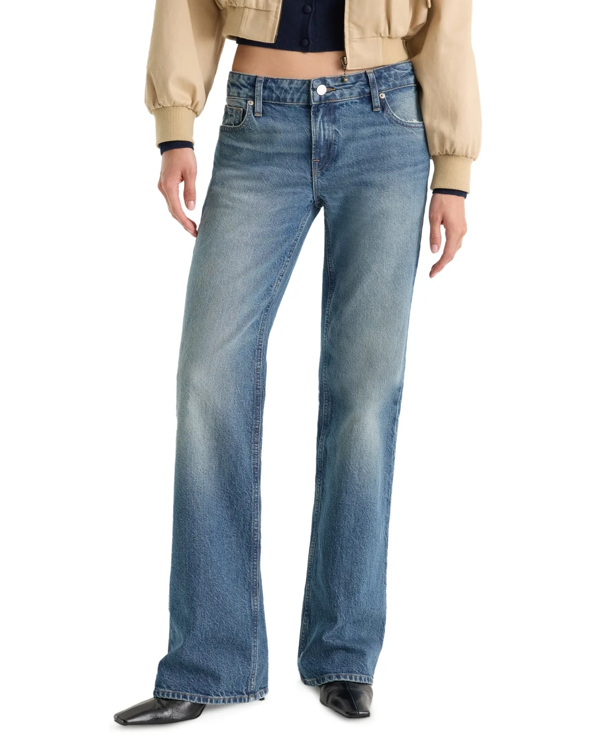 Vintage Low-Rise Bootcut Jeans by Good American