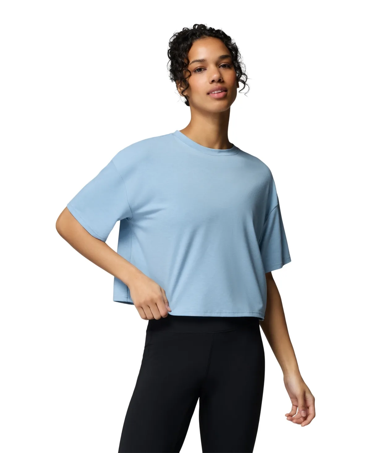 Crewneck Short-Sleeve Top