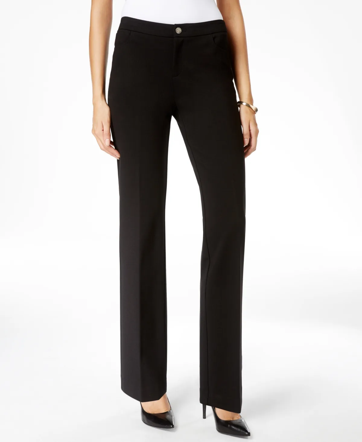 Mid-Rise Pants by Anne Klein