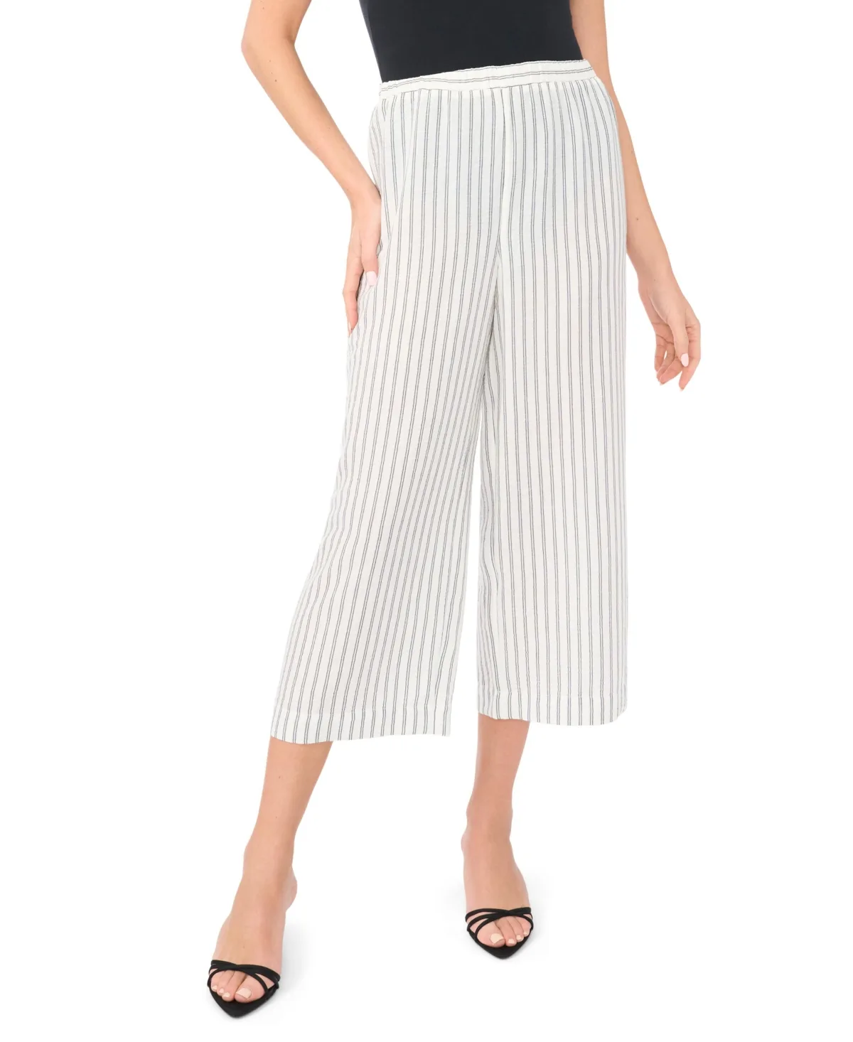 Pull-On Elastic-Waist Pants by Vince Camuto