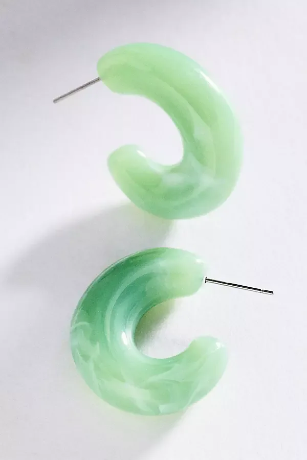 Resin Hoop Earrings by By Anthropologie