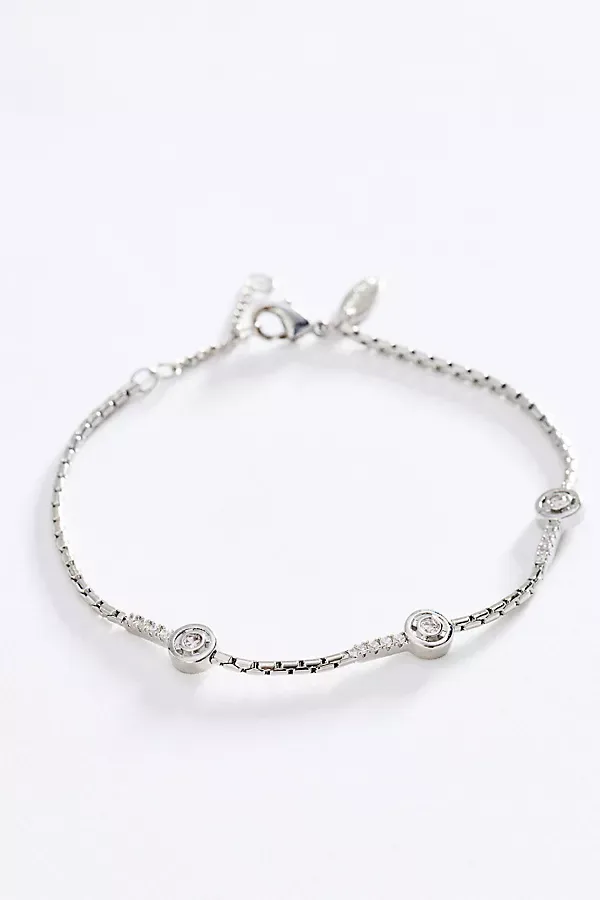 Delicate Crystal Cluster Bracelet by By Anthropologie