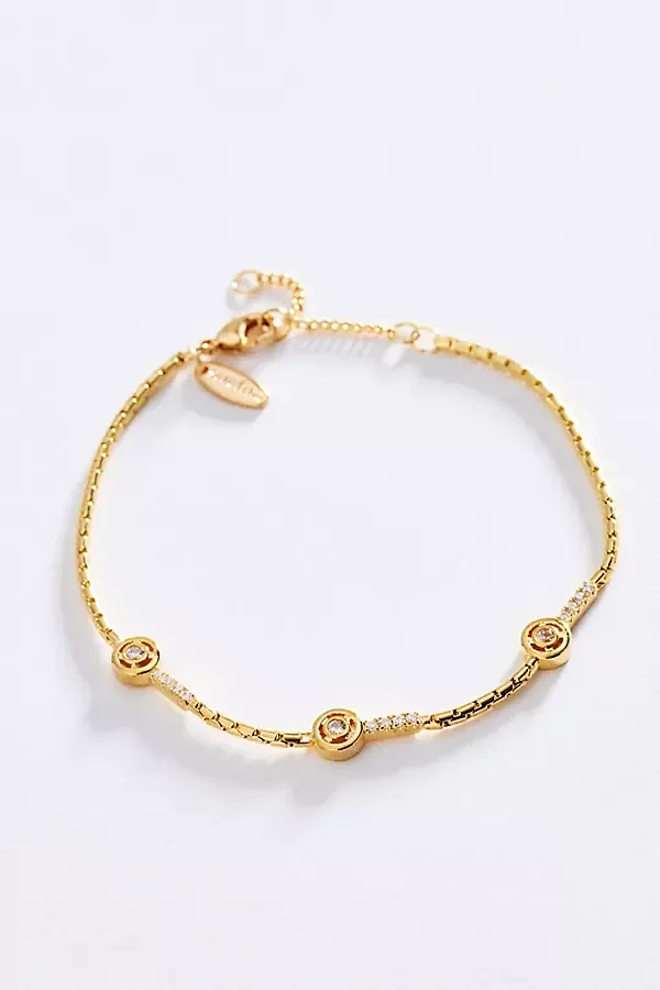 Delicate Crystal Cluster Bracelet
