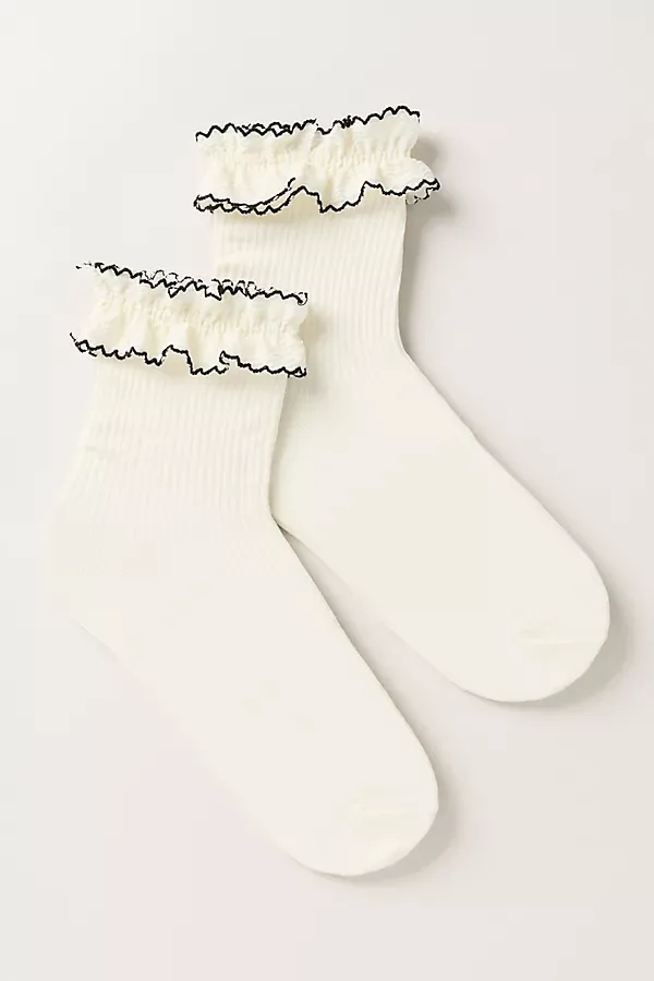 Sheer Frilly Socks by High Heel Jungle
